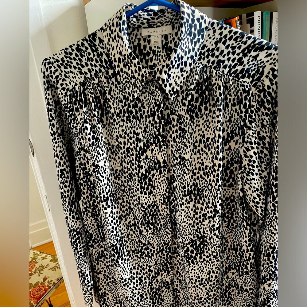 Zara leopard shirt